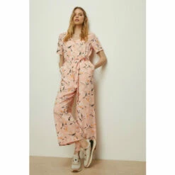 Oasis Tencel Printed Jumpsuit For Female