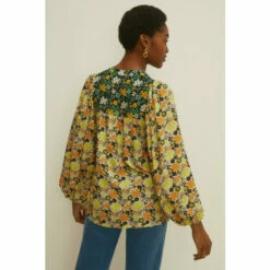 Oasis Mixed Ditsy Floral Tie Front Blouse For Female -Oasis Sales Store unnamed file 3093