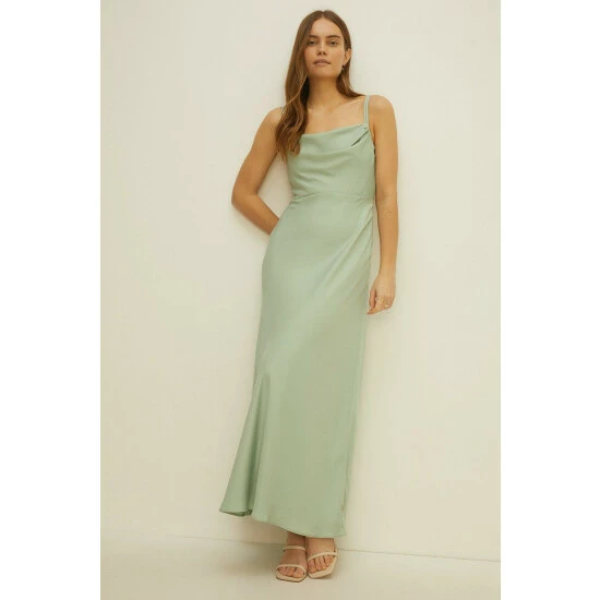 Oasis Cowl Double Strap Midi Dress For Female 9 Oasis Cowl Double Strap Midi Dress For Female - Image 7