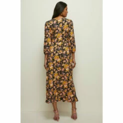 Oasis Jersey Floral Wrap Midi Dress For Female -Oasis Sales Store unnamed file 3152