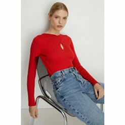 Oasis Premium Cut Out Ribbed Knit Top For Female 13 Oasis Premium Cut Out Ribbed Knit Top For Female -Oasis Sales Store unnamed file 3160