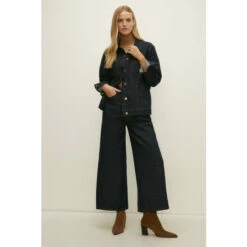 Oasis Rachel Stevens Rigid Wavy Denim Jacket For Female -Oasis Sales Store unnamed file 3198