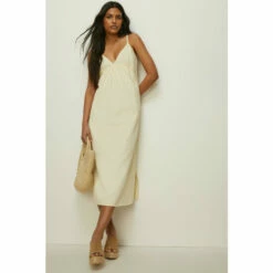 Oasis Lemon Twill Slip Dress For Female
