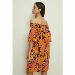 Oasis Retro Floral Bardot Dress For Female 9 Oasis Retro Floral Bardot Dress For Female -Oasis Sales Store unnamed file 3232