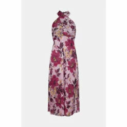 Oasis Floral Cross Neck Halter Satin Midi Dress For Female 10 Oasis Floral Cross Neck Halter Satin Midi Dress For Female -Oasis Sales Store unnamed file 3289