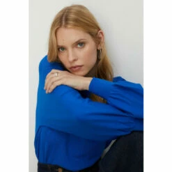 Oasis Slash Neck Knitted Jumper For Female