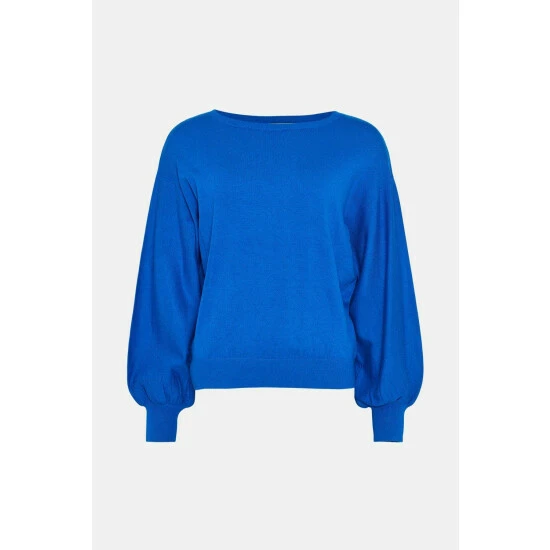 Oasis Slash Neck Knitted Jumper For Female 6 Oasis Slash Neck Knitted Jumper For Female - Image 4