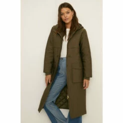 Oasis Longline Quilted Winter Parka For Female -Oasis Sales Store unnamed file 340
