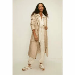 Oasis Longline Quilted Winter Parka For Female -Oasis Sales Store unnamed file 341