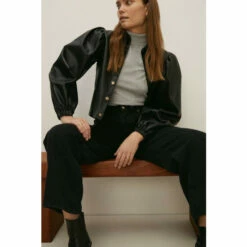 Oasis Wide Leg Pleat Waist Jean For Female