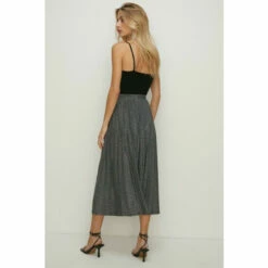Oasis Shimmer Pleated Midi Skirt For Female -Oasis Sales Store unnamed file 3545