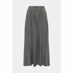 Oasis Shimmer Pleated Midi Skirt For Female -Oasis Sales Store unnamed file 3546
