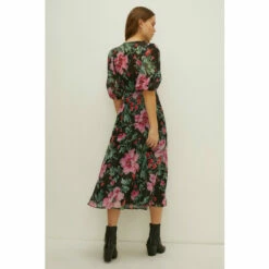 Oasis Soft Floral Printed Wrap Dress For Female -Oasis Sales Store unnamed file 3624