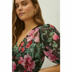 Oasis Soft Floral Printed Wrap Dress For Female -Oasis Sales Store unnamed file 3626