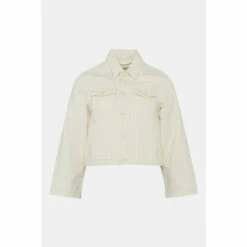 Oasis Rachel Stevens Flared Sleeve Denim Jacket For Female -Oasis Sales Store unnamed file 3670