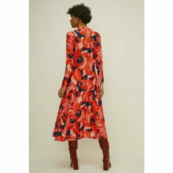 Oasis Paisley Print Jersey Funnel Neck Midi Dress For Female -Oasis Sales Store unnamed file 3709