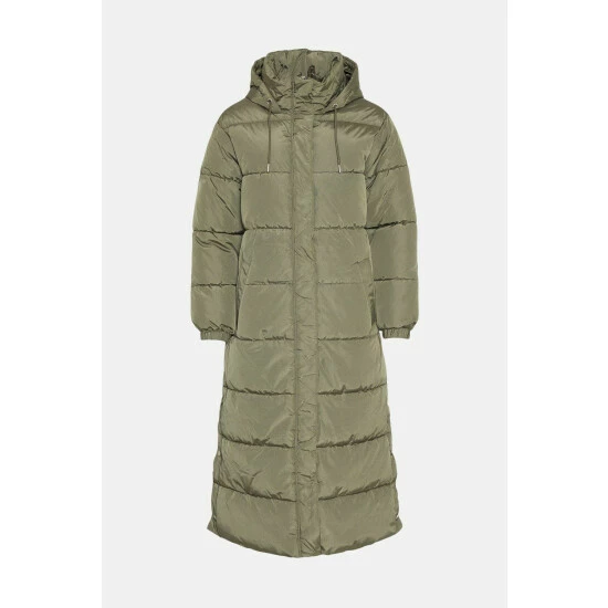 Oasis Petite Zip Through Longline Puffer Coat For Female 6 Oasis Petite Zip Through Longline Puffer Coat For Female - Image 4