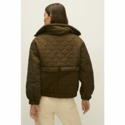 Oasis Overhead Half Zip Nylon Padded Jacket For Female -Oasis Sales Store unnamed file 3749