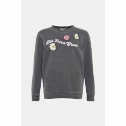 Oasis Let Love Grow Crochet Sweatshirt For Female -Oasis Sales Store unnamed file 3786