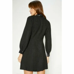 Oasis Tweed Embellished Collared Mini Dress For Female -Oasis Sales Store unnamed file 3830