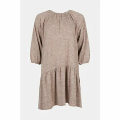 Oasis Cosy Jersey Raglan Sleeve Smock Dress For Female -Oasis Sales Store unnamed file 3934