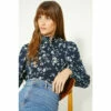Oasis Floral Soft Touch Shirred Cuff And Neck Top For Female -Oasis Sales Store unnamed file 3936