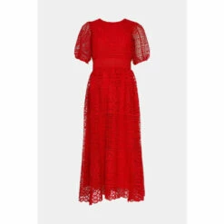 Oasis Petite Premium Lace Midi Dress For Female -Oasis Sales Store unnamed file 3978
