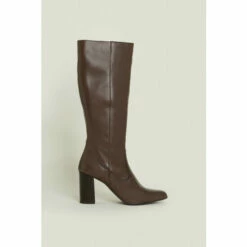 Oasis Leather Knee High Boot For Female -Oasis Sales Store unnamed file 398