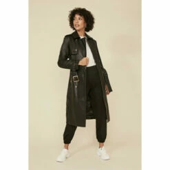 Oasis Leather Trench Coat For Female -Oasis Sales Store unnamed file 404