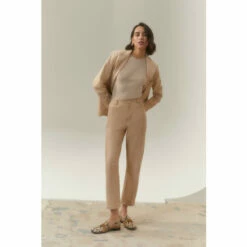 Oasis Leather Straight Leg Trouser For Female -Oasis Sales Store unnamed file 4040