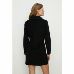 Oasis Cord Long Sleeved Zip Through Mini Dress For Female -Oasis Sales Store unnamed file 4105