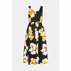 Oasis Large Floral Cross Back Scuba Midi Dress For Female 10 Oasis Large Floral Cross Back Scuba Midi Dress For Female -Oasis Sales Store unnamed file 4118