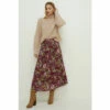 Oasis Berry Floral Printed Pleated Midi Skirt For Female -Oasis Sales Store unnamed file 4125