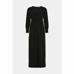 Oasis Petite Crepe Empire Seam Detail Jumpsuit For Female -Oasis Sales Store unnamed file 4140