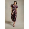 Oasis Floral Striped Organza Pleated Midi Dress For Female -Oasis Sales Store unnamed file 4147