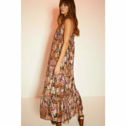 Oasis Paisley Print Metallic Double Strap Midi Dress For Female -Oasis Sales Store unnamed file 4159