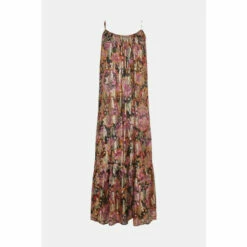 Oasis Paisley Print Metallic Double Strap Midi Dress For Female -Oasis Sales Store unnamed file 4160