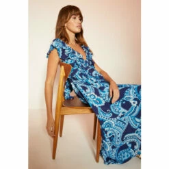 Oasis Embellished Paisley Floral Ruffle Midi Dress For Female 9 Oasis Embellished Paisley Floral Ruffle Midi Dress For Female -Oasis Sales Store unnamed file 4195