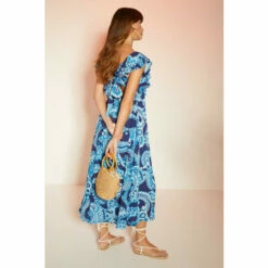 Oasis Embellished Paisley Floral Ruffle Midi Dress For Female 11 Oasis Embellished Paisley Floral Ruffle Midi Dress For Female -Oasis Sales Store unnamed file 4197