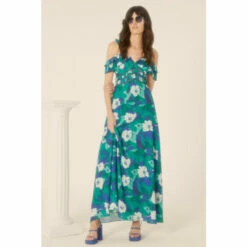 Oasis Floral Frill Lace Trim Midaxi Dress For Female -Oasis Sales Store unnamed file 4204