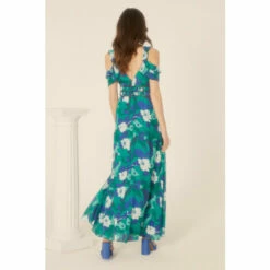 Oasis Floral Frill Lace Trim Midaxi Dress For Female -Oasis Sales Store unnamed file 4205