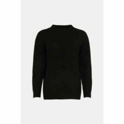 Oasis Cosy Longline Rib Detail Mock Neck Jumper For Female -Oasis Sales Store unnamed file 4261