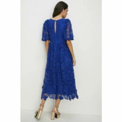 Oasis Petite Lace Puff Sleeve Midi Dress For Female 9 Oasis Petite Lace Puff Sleeve Midi Dress For Female -Oasis Sales Store unnamed file 427