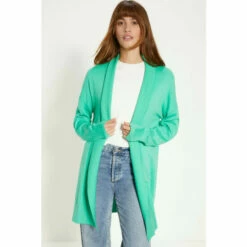 Oasis Edge To Edge Rib Sleeve Oversized Cardigan For Female