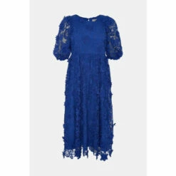 Oasis Petite Lace Puff Sleeve Midi Dress For Female 10 Oasis Petite Lace Puff Sleeve Midi Dress For Female -Oasis Sales Store unnamed file 428