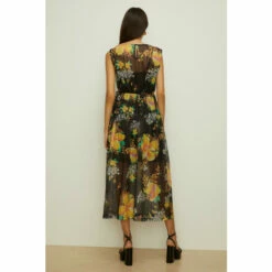 Oasis Floral Jacquard Plisse Tie Waist Midi Dress For Female 9 Oasis Floral Jacquard Plisse Tie Waist Midi Dress For Female -Oasis Sales Store unnamed file 4282