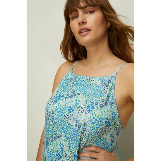 Oasis Plus Size Abstract Print Trapeze Maxi Dress For Female 4 Oasis Plus Size Abstract Print Trapeze Maxi Dress For Female - Image 2