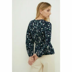 Oasis Floral Soft Touch Wrap Top For Female -Oasis Sales Store unnamed file 4317