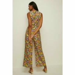 Oasis Ditsy Floral Keyhole Scuba Jumpsuit For Female -Oasis Sales Store unnamed file 432