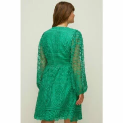 Oasis Plus Size Premium Lace V Neck Skater Dress For Female 9 Oasis Plus Size Premium Lace V Neck Skater Dress For Female -Oasis Sales Store unnamed file 4327